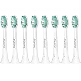 Brushmo Replacement Toothbrush Heads Compatible With Phillips Sonicare Electric Toothbrush, 8 Pack