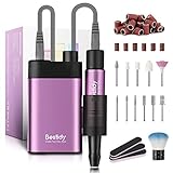 Bestidy 30000RPM Nail Drill Electrical Machine，Professional rechargeable Efile Nail Drill Kit For Acrylic,...
