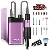 Bestidy 30000RPM Nail Drill Electrical Machine，Professional rechargeable Efile Nail Drill Kit For Acrylic,...