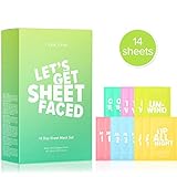 I Dew Care Let'S Get Sheet Faced Face Sheet Mask Pack | Set Of 14 Sheet Masks Self Care Gifts For Women |...