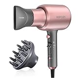 KIPOZI Negative Ions Hair Dryer Professional Salon Ionic Blow Dryer 1875 Watt Hairdryer with Concentrator...