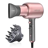 KIPOZI Negative Ions Hair Dryer Professional Salon Ionic Blow Dryer 1875 Watt Hairdryer with Concentrator...
