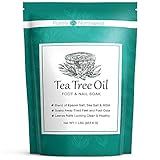 Tea Tree Oil Foot & Body Soak-Alleviates Toenail Fungus, Athletes Foot & Stinky Foot Odor. Softens Dry...