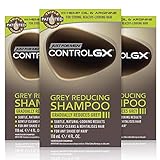 Just For Men Control Gx Grey Reducing Shampoo, Gradually Colors Hair, 4 Ounce, Pack Of 3