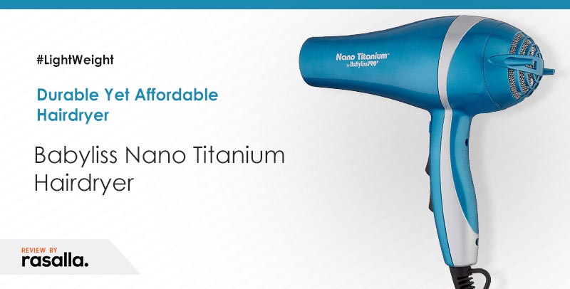 Babyliss Nano Titanium Hairdryer For Curly Hair