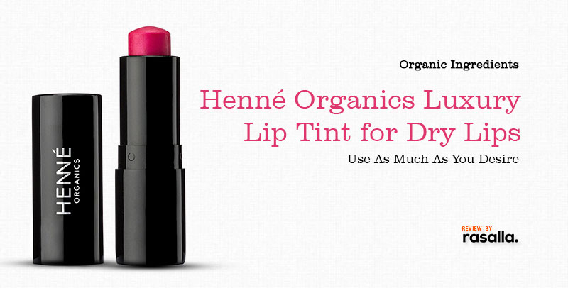 Henne Organics Luxury Lip Tint For Dry Sensitive Lips