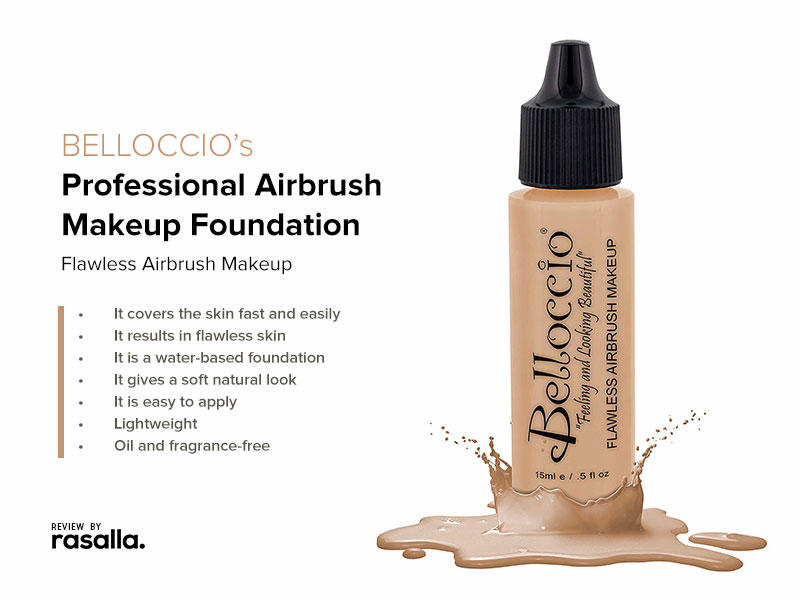 Belloccios Professional Airbrush Makeup Foundation Set - Flawless Airbrush Makeup