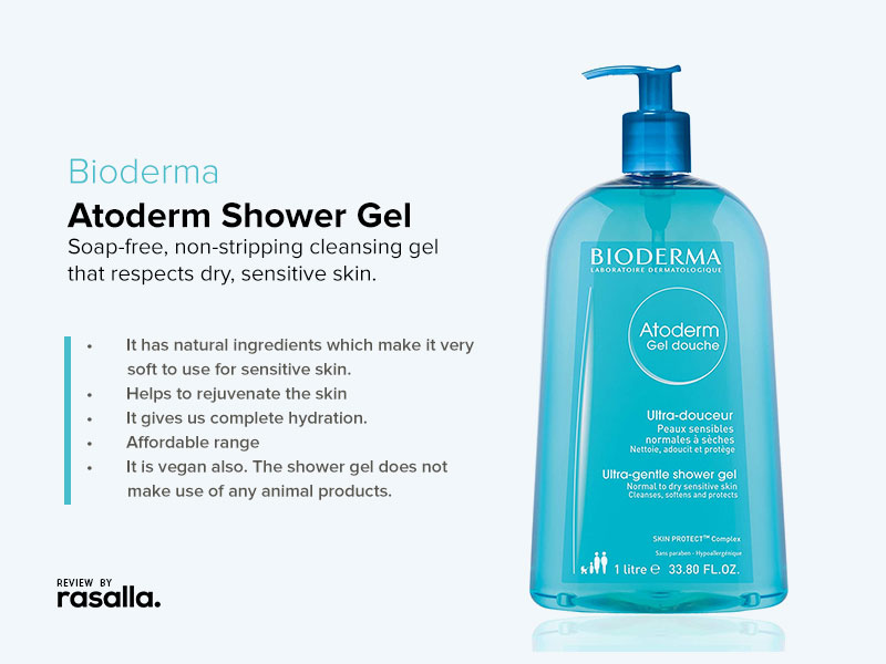 Bioderma Atoderm Shower Gel Best For Dry, Sensitive Skin
