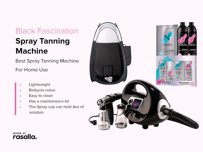 Black Fascination Spray Tanning Machine Review - Best Spray Tanning Machine For Home Use