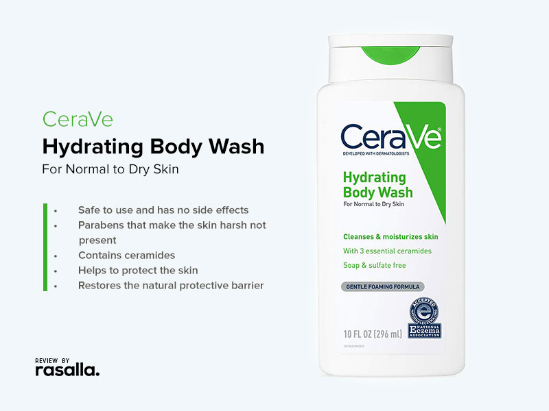 Cerave Foaming Cleanser Formula For Normal To Dry Skin Body Wash