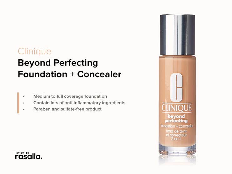 Clinique Beyond Perfecting Foundation + Concealer - Redness Solutions Perfect For Dry To Combinational Skin With Rosacea