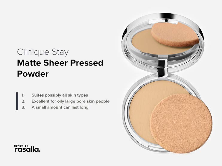 Clinique Stay-Matte Sheer Pressed Powder - Perfect For Oily Skin Beauties