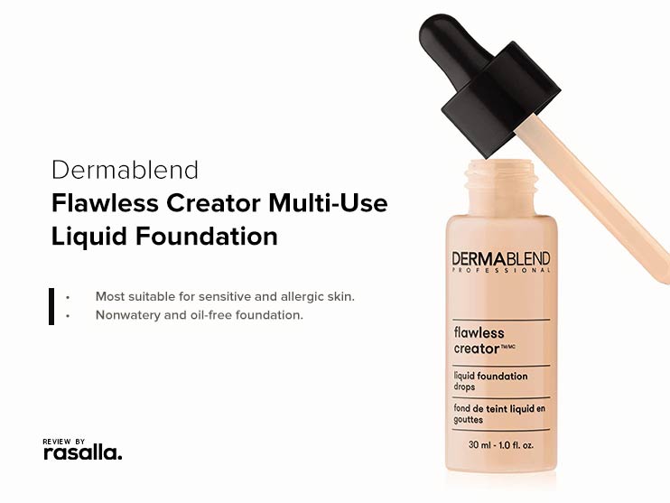 Dermablend Flawless Creator Multi-Use Liquid Pigments - Best Oil Free Foundation