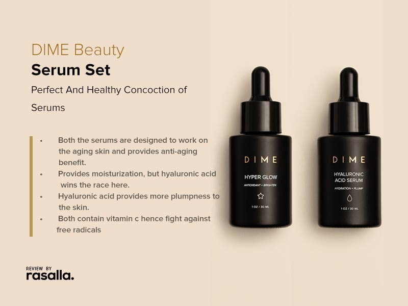 Dime Beauty Serum Set - Perfect And Healthy Concoction Of Serums