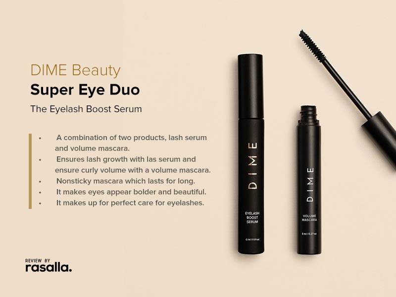 Dime Beauty Super Eye Duo - The Eyelash Boost Serum Review