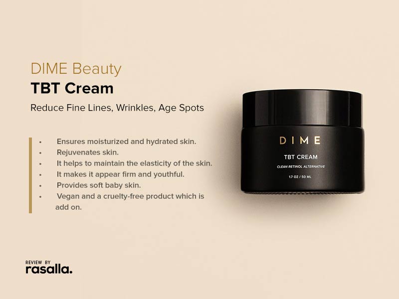 Dime Beauty TBT Cream Review - Reduce Fine Lines, Wrinkles, Age Spots