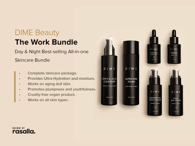 Dime Beauty The Work Bundle Review - Day & Night Best-selling All-in-one Skincare Bundle