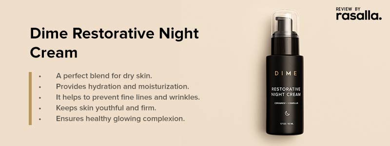 Dime Restorative Night Cream Review - Best For All Night Moisture