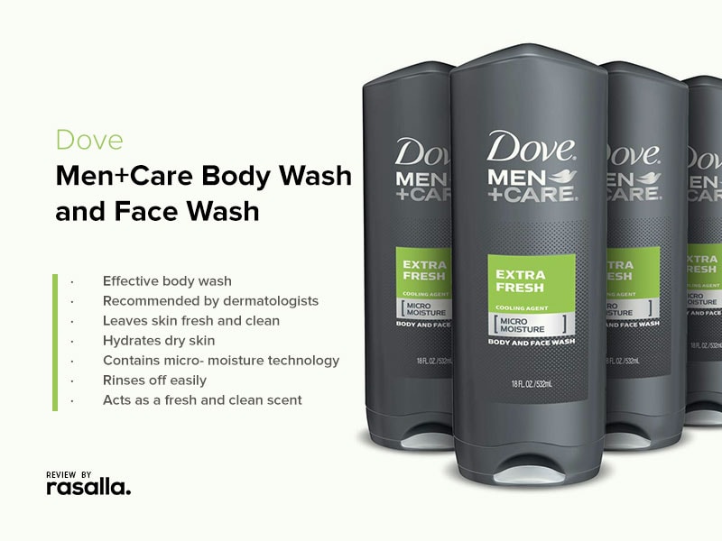 Dove Antibacterial Body Wash - Dermatologist Recommended Dove Men+Care Body Wash And Face Wash
