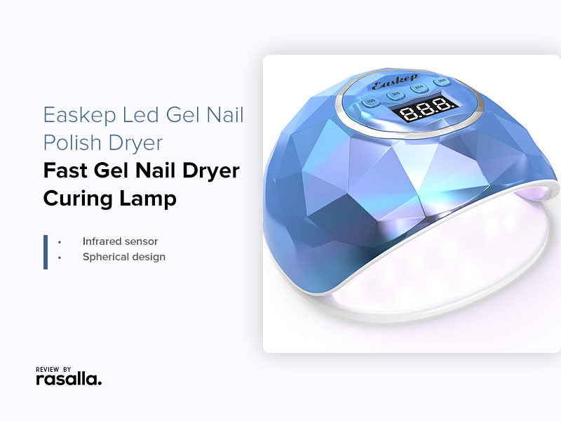 Easkep Led Gel Nail Polish Dryer - Fast Gel Nail Dryer Curing Lamp for Gel Polish Professional Salon