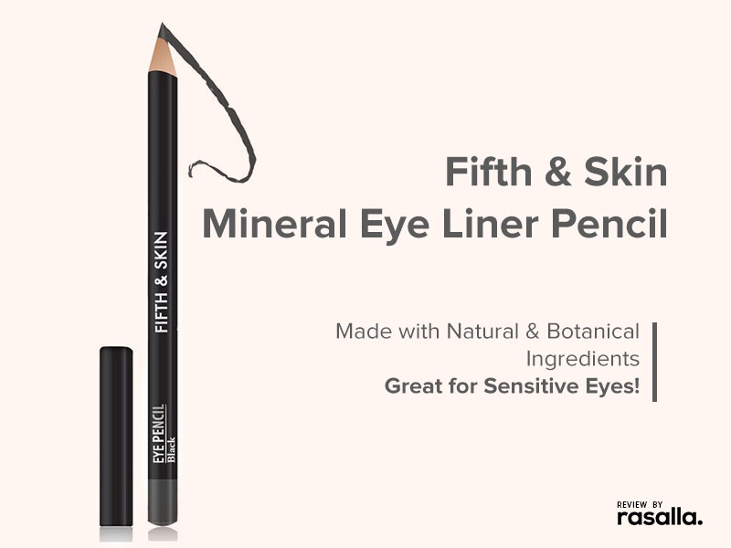 Fifth & Skin Mineral Eye Liner Pencil - Hypoallergenic Eyeliner for Sensitive Eyes