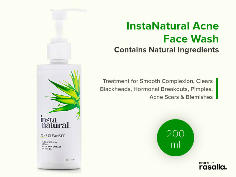 InstaNatural Acne Face Wash With Salicylic Acid - Cleanser For Men & Women Review