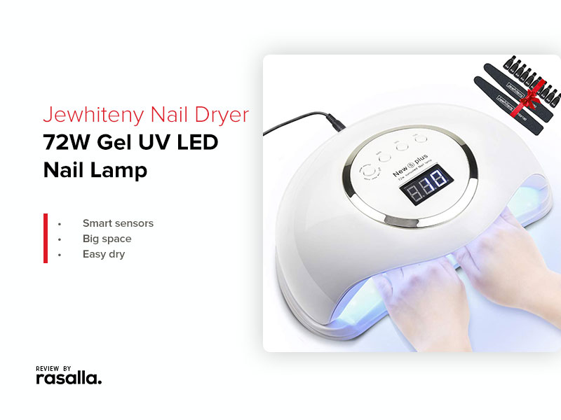 Jewhiteny Nail Dryer 72W Gel UV LED Nail Lamp - Gel Nail Dryer Reviews