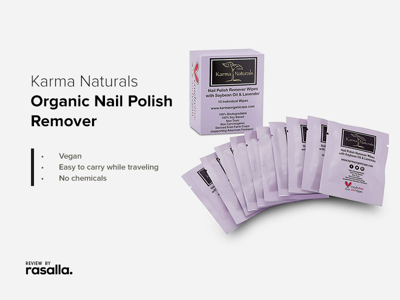 Karma Naturals Nail Polish Remover - Organic Nail Polish Remover