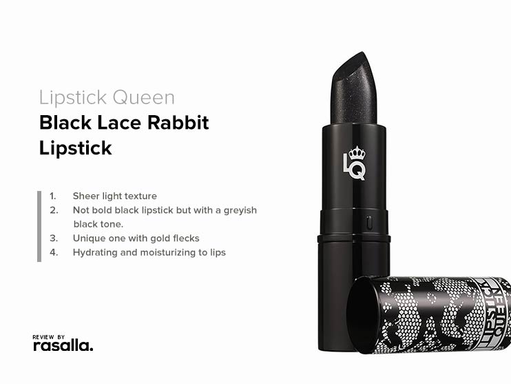 Lipstick Queen Black Lace Rabbit Lipstick - That Perfect Grey Smokey Black Shade