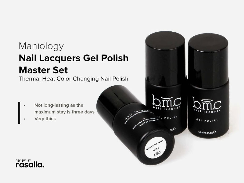 Maniology Nail Lacquers Gel Polish Master Set - Thermal Heat Color Changing Nail Polish