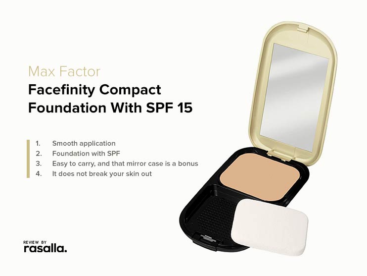 Max Factor Facefinity Compact Foundation With Spf 15 - Matte Foundation