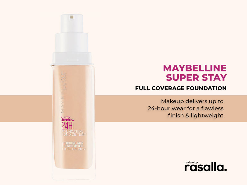 Maybelline Super Stay Full Coverage Foundation - Better Skin Foundation Review Rasalla