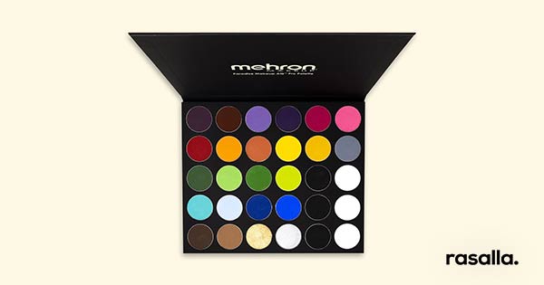 Mehron Makeup Paradise Aq Magnetic &Amp; Refillable 30 Color Pro Paint Palette