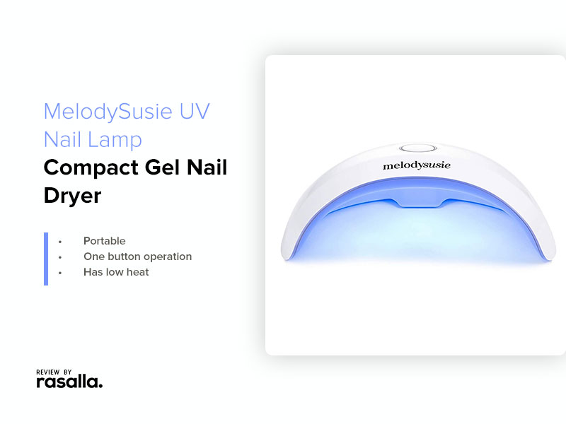 Melodysusie Portable Uv Nail Lamp - Compact Gel Nail Dryer