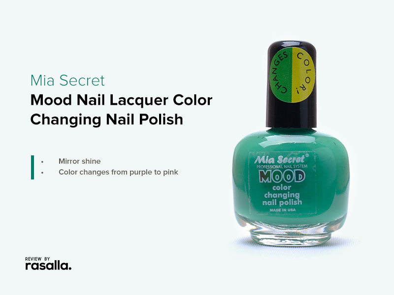 Mia Secret Nail Polish - Mood Nail Lacquer Color Changing Nail Polish 