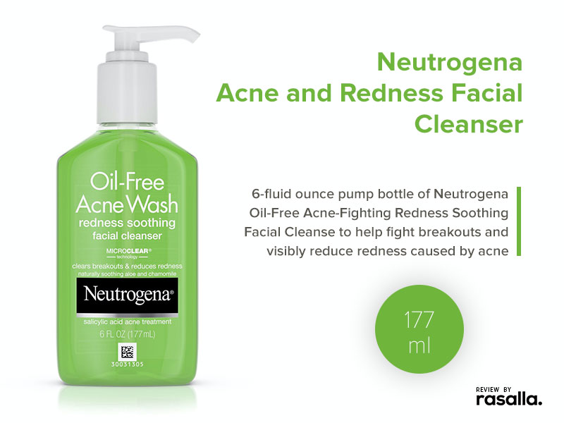 Neutrogena Oil Free Acne Wash - Redness Soothing Cleanser Review