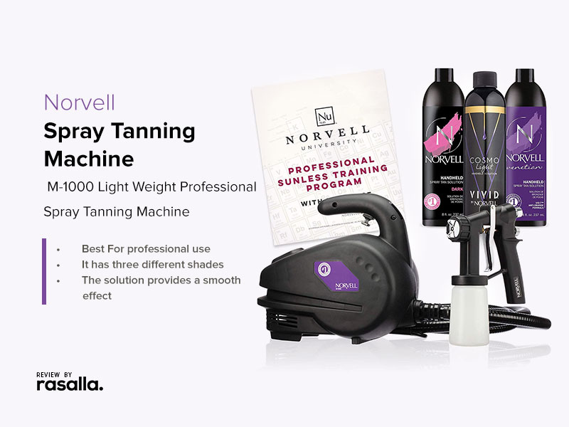 Norvell Spray Tanning Machine Review - M-1000 Light Weight Professional Spray Tanning Machine