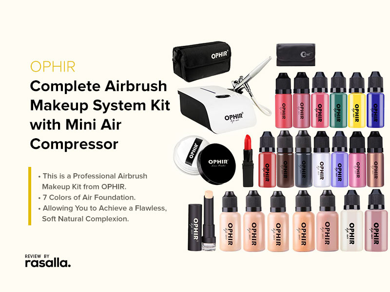Ophir 0.3Mm Professional Airbrush Makeup System Kit With Mini Air Compressor Review
