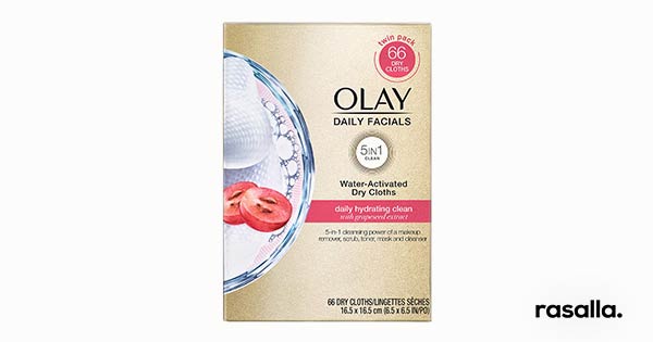 Olay Wipes, Daily Hydrating Facial Dry Cloths