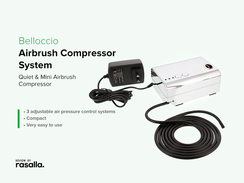 Professional Belloccio Quiet And Mini Airbrush Compressor