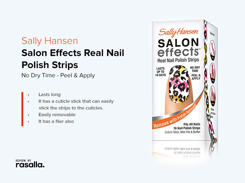 Sally Hansen Nail Polish Strips, Salon Effects Real Nail Polish Strips - Best Nail Polish Strips 