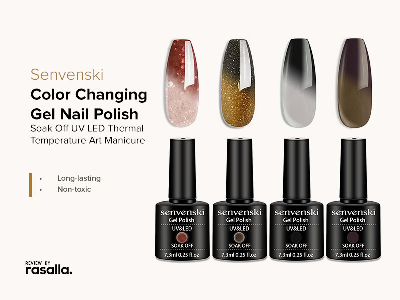 Senvenski Color Changing Gel Nail Polish - Soak Off Uv Led Thermal Temperature Art Manicure