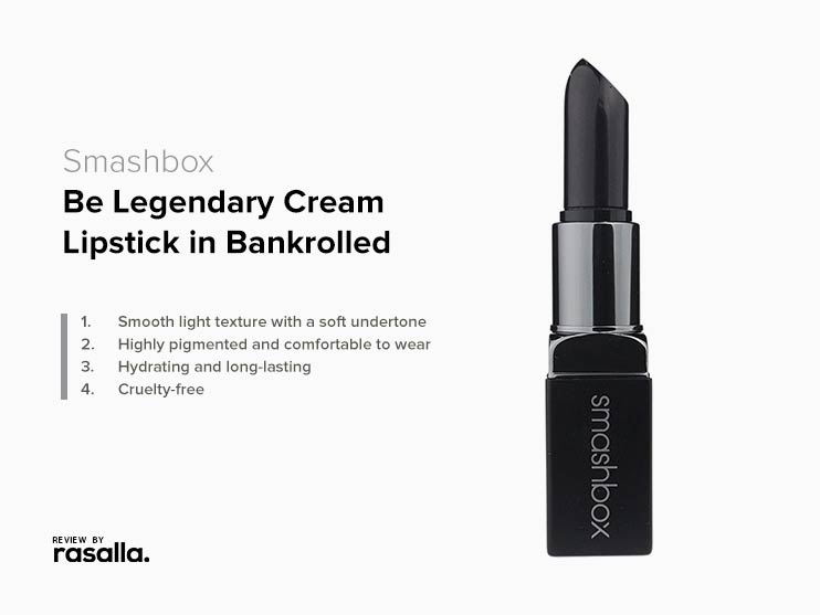 Smashbox Be Legendary Cream Lipstick In Bankrolled- Best Beginner-Friendly Shade