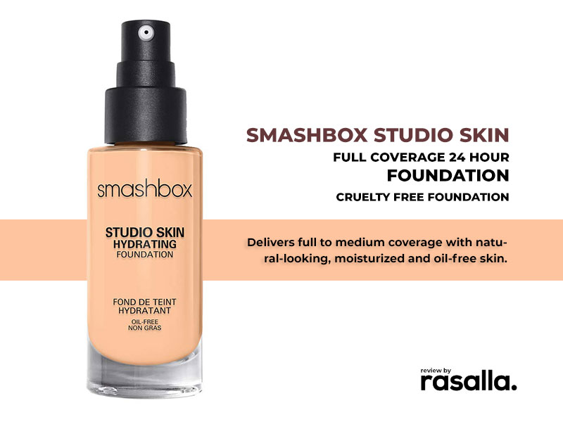 Smashbox Studio Skin Full Coverage 24 Hour Foundation - Cruelty Free Foundation Review Rasalla