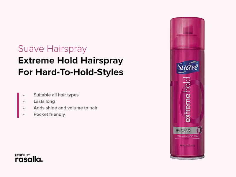 Suave Hairspray - Extreme Hold Hairspray For Hard-To-Hold-Styles