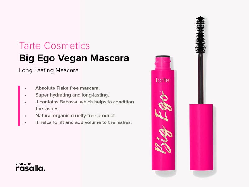 Tarte Big Ego Vegan Mascara- Long Lasting Mascara