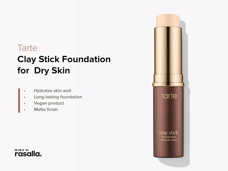 Tarte Clay Stick Foundation In Fair Neutral - Long-Lasting Best For Dry Skin