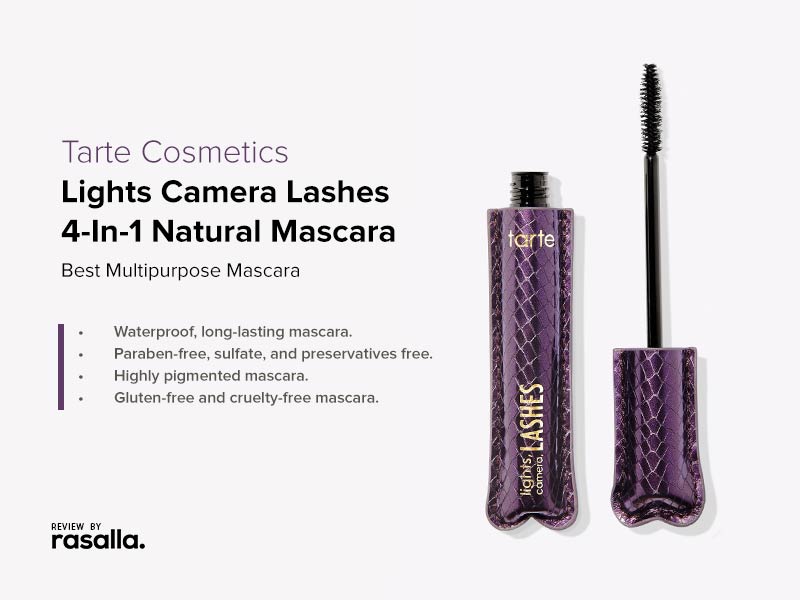 Tarte Cosmetics Lights Camera Lashes 4-In-1 Natural Mascara - Best Multipurpose Mascara