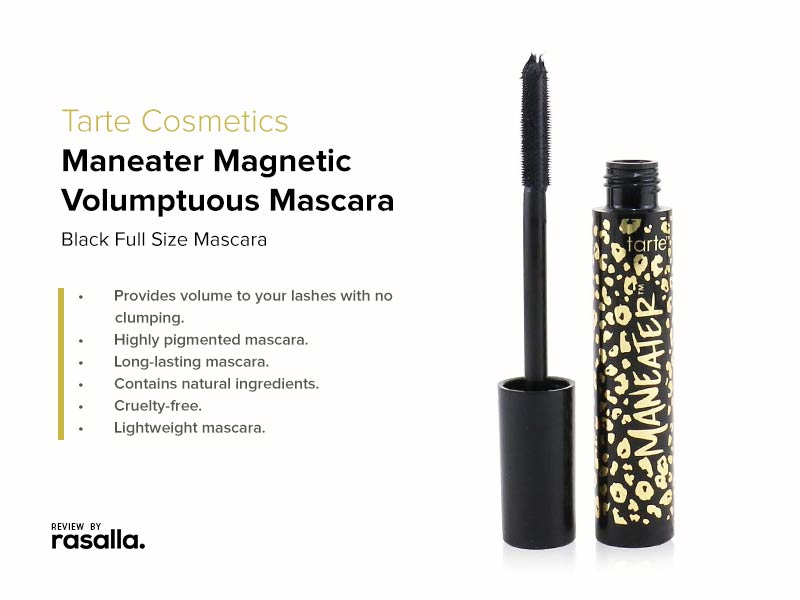 Tarte Maneater Magnetic Volumptuous Mascara - Black Full Size Mascara