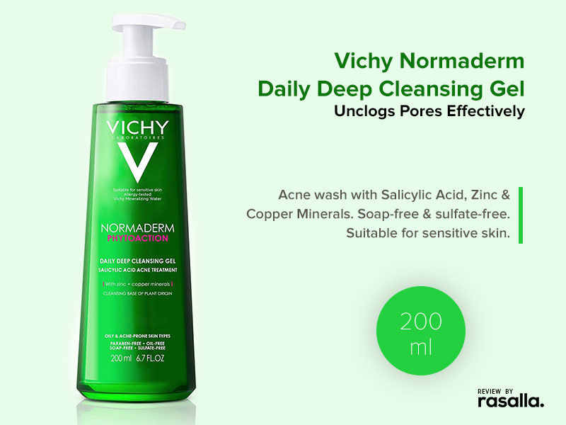 Vichy Normaderm Face Wash for Oily & Acne Prone Skin - Salicylic Acid Wash Review